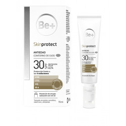 BE+ SKIN PROTECT CONTORNO DE OJOS ANTIEDAD FOTOPROTECTOR 30+SPF 15ML