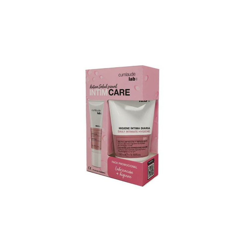 CUMLAUDE LAB PACK INTIMCARE GEL LUBRICANTE + HIGIENE INTIMA DIARIA