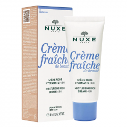 NUXE CREME FRAICHE DE BEAUTE CREMA RICA HIDRATANTE PIEL SECA 30ML