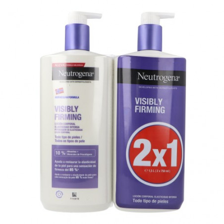 NEUTROGENA PACK VISIBLY FIRMING LOCIÓN CORPORAL ELASTICIDAD INTENSA 2x750ML