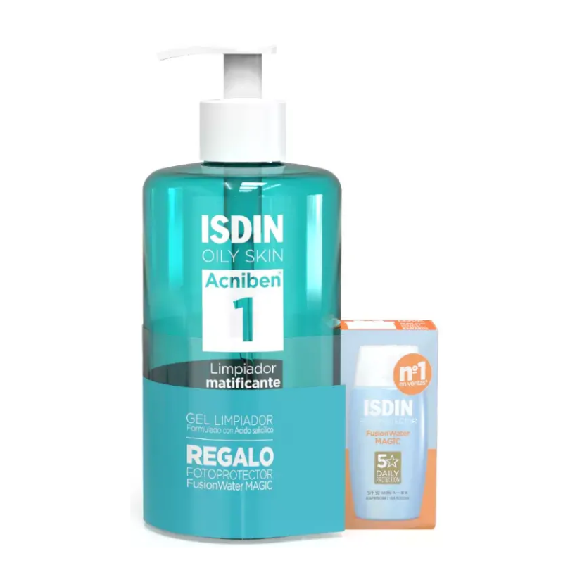 ISDIN ACNIBEN LIMPIADOR MATIFICANTE 400ML + REGALO