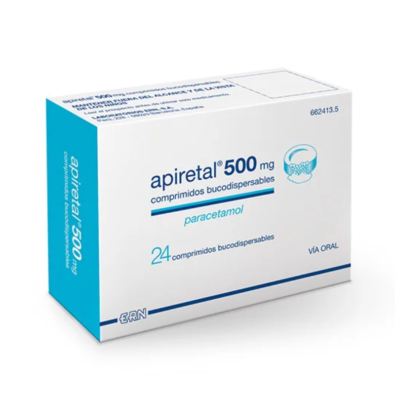 APIRETAL 500 mg COMPRIMIDOS BUCODISPERSABLES