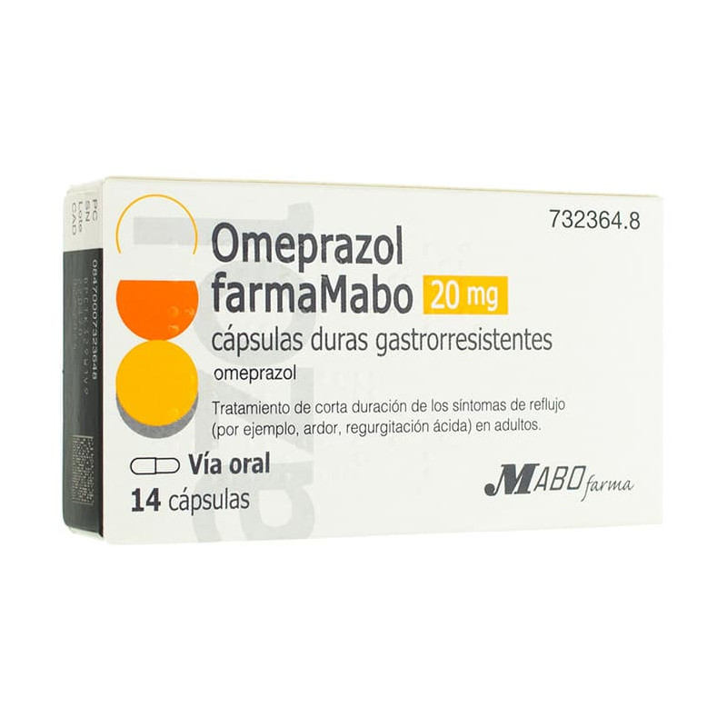 OMEPRAZOL FARMAMABO 20 MG CAPSULAS DURAS GASTRORRESISTENTES