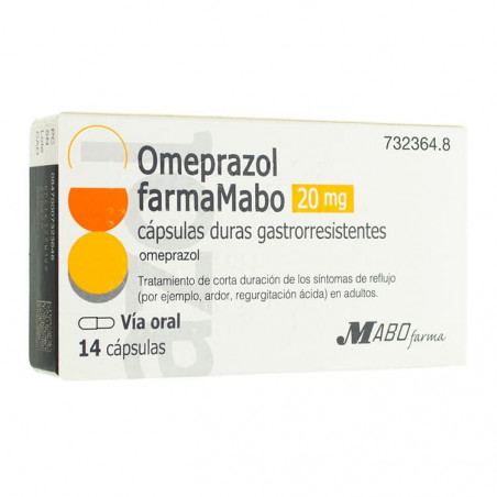 OMEPRAZOL FARMAMABO 20 MG CAPSULAS DURAS GASTRORRESISTENTES