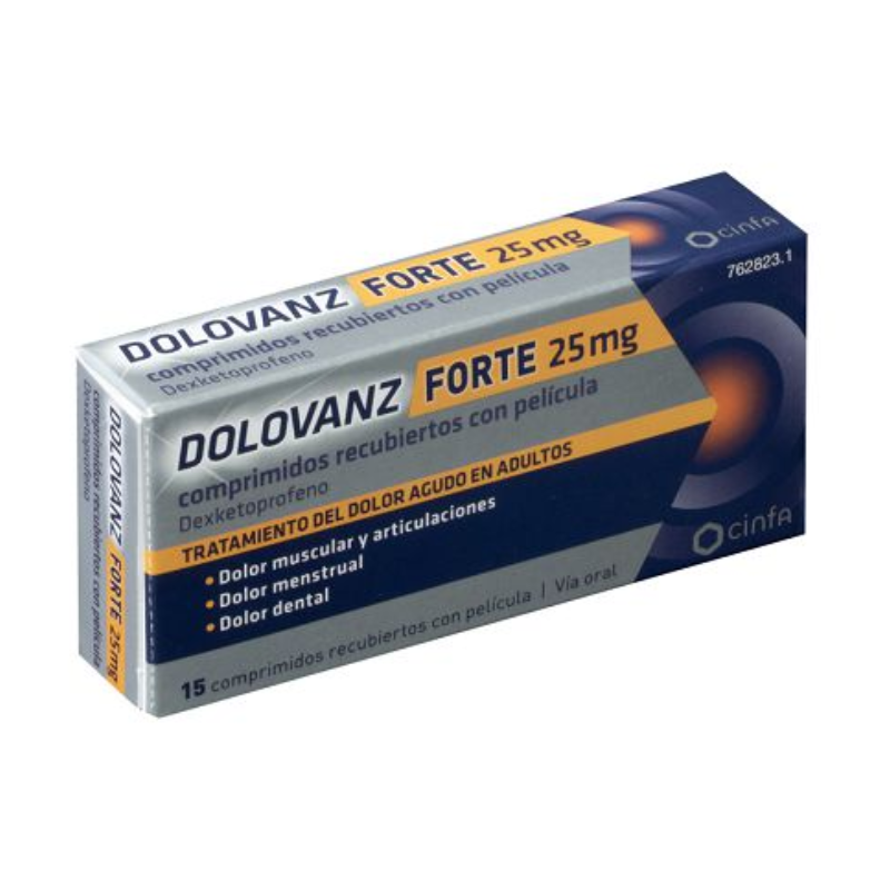 DOLOVANZ FORTE 25 MG COMPRIMIDOS RECUBIERTOS CON PELICULA