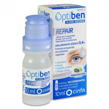 OPTIBEN OJOS SECOS REPAIR 10 ML