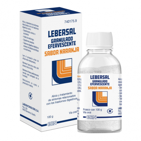 LEBERSAL GRANULADO EFERVESCENTE SABOR NARANJA