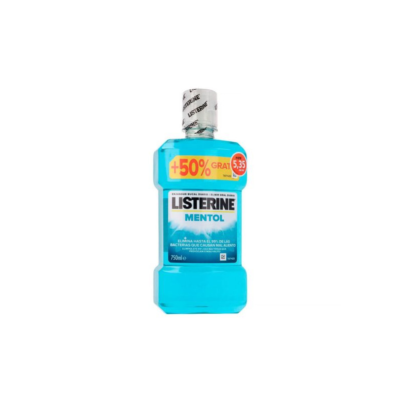 LISTERINE MENTOL 750 ML