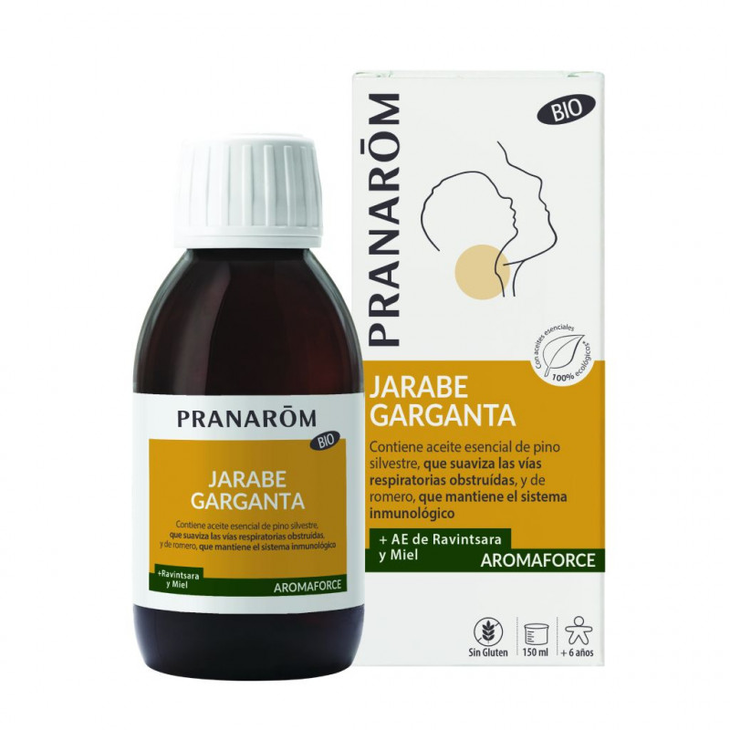 PRANAROM AROMAFORCE BIO JARABE GARGANTA 150ML