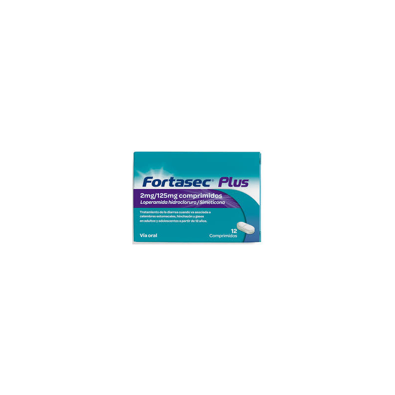 FORTASEC PLUS 2/125 MG 12 COMPRIMIDOS