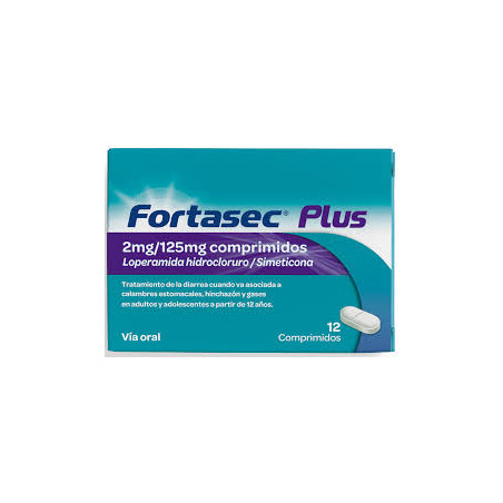 FORTASEC PLUS 2/125 MG 12 COMPRIMIDOS