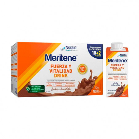 MERITENE DRINK PACK AHORRO CHOCOLATE 10+2 REGALO