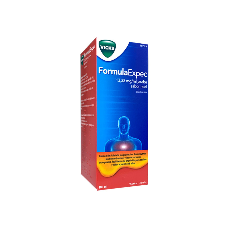 FORMULAEXPEC 13,33 MG/ML JARABE 180 ML SABOR MIEL