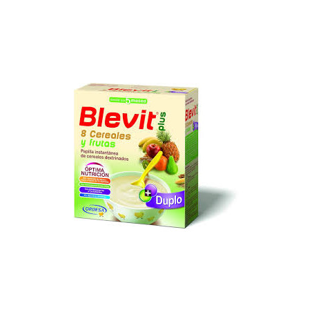 BLEVIT PLUS DUPLO 8 CEREALES Y FRUTAS  600 G