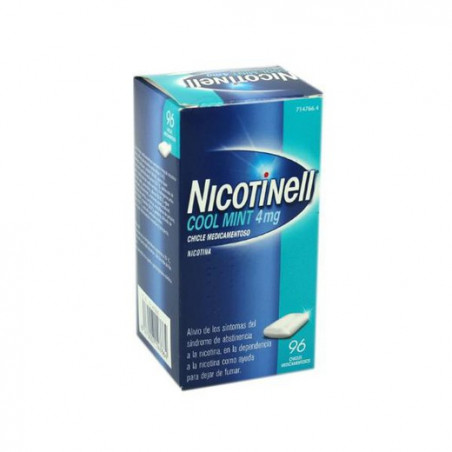 NICOTINELL COOL MINT 4 mg CHICLE MEDICAMENTOSO