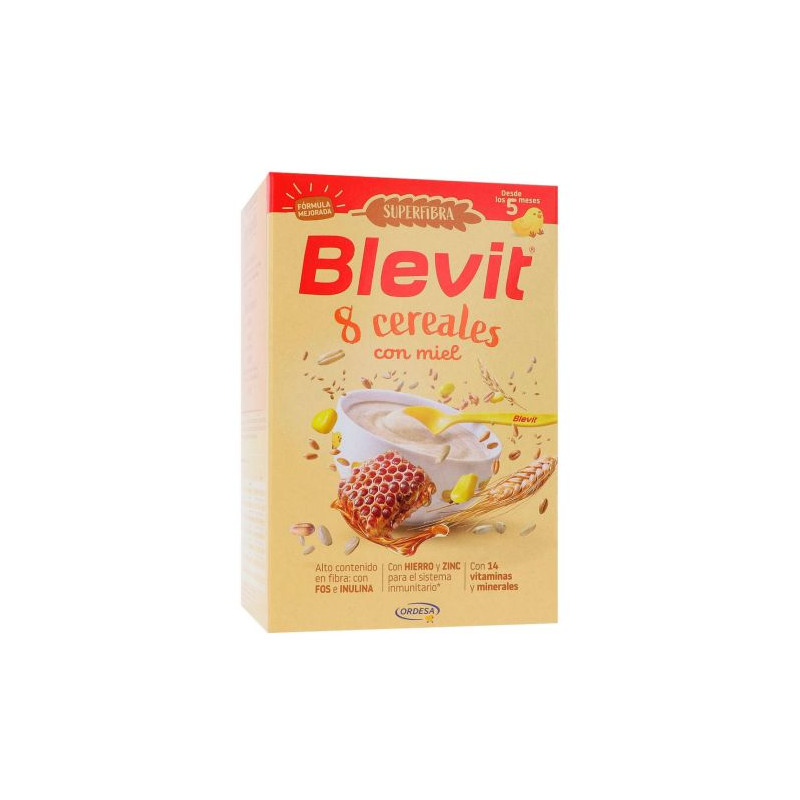 BLEVIT SF 8 CEREALES Y MIEL 500G