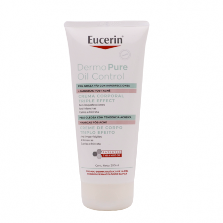 EUCERIN DERMO PURE OIL CONTROL CREMA CORPORAL 200ML