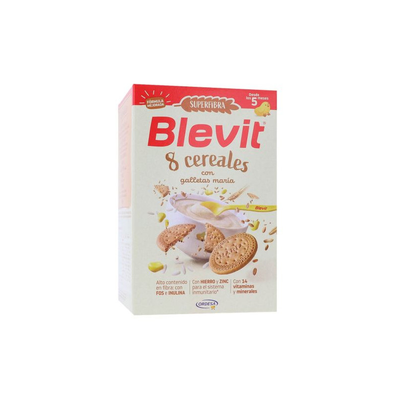 BLEVIT SF 8 CEREALES Y GALLETA 500G