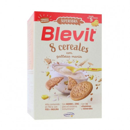 BLEVIT SF 8 CEREALES Y GALLETA 500G