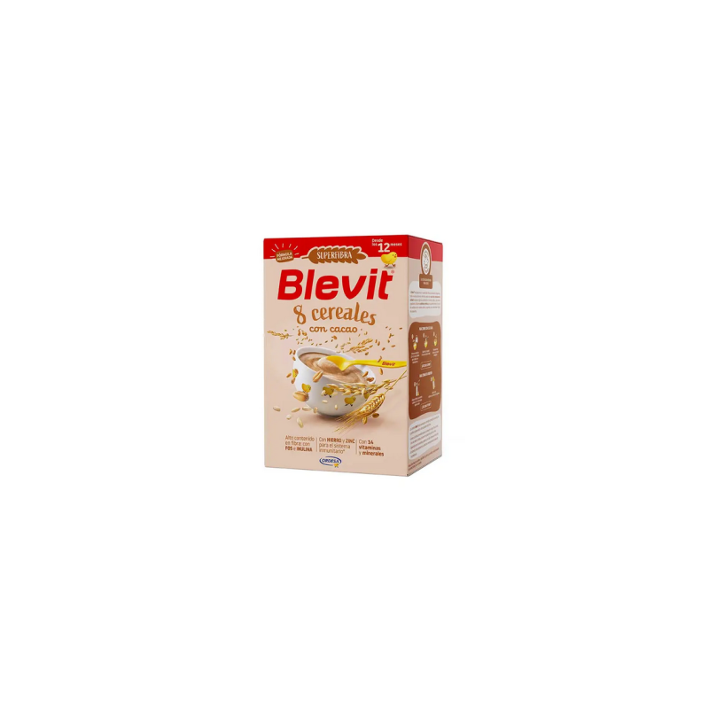 BLEVIT SF 8 CEREALES Y CACAO 500G