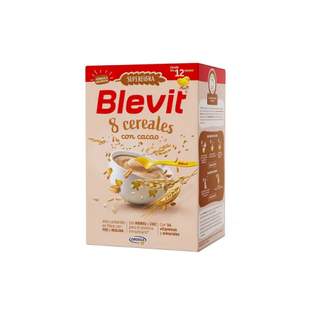 BLEVIT SF 8 CEREALES Y CACAO 500G