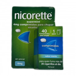 NICORETTE SUPERMINT 4 mg COMPRIMIDOS PARA CHUPAR EFG