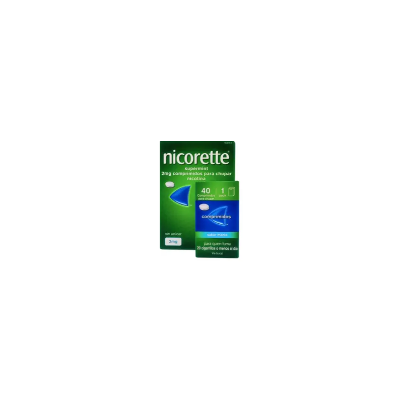 NICORETTE SUPERMINT 2 mg COMPRIMIDOS PARA CHUPAR EFG