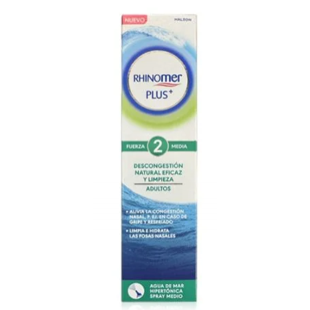 RHINOMER PLUS + FUERZA MEDIA NEBULIZADOR LIMPIEZA NASAL 125ML