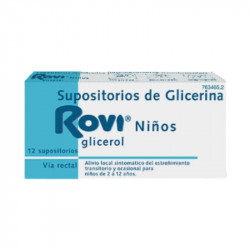 SUPOSITORIOS DE GLICERINA  ROVI  NIÑOS