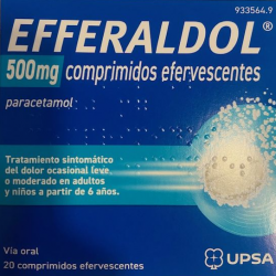 EFFERALDOL 500 mg EFERVESCENTE