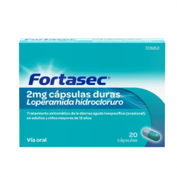 FORTASEC 2 mg capsulas duras