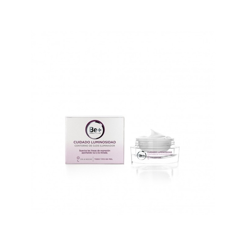 BE+  CUIDADO LUMINOSIDAD CONTORNO DE OJOS 15ML