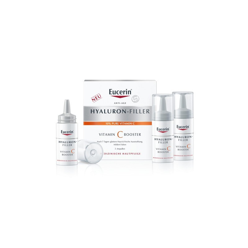 EUCERIN HYALURON FILLER 10% VITAMIN C BOOSTER 3 UNIDADES 8 ML