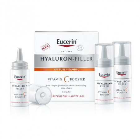 EUCERIN HYALURON FILLER 10% VITAMIN C BOOSTER 3 UNIDADES 8 ML